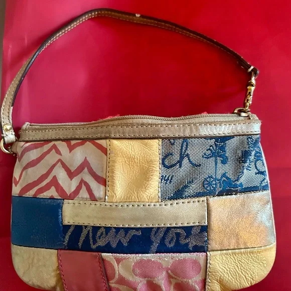 Coach Patchwork Wristlet - Picture 4 of 6